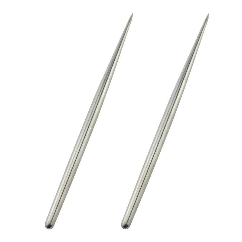 Tegg Ceramic Sculpting Set 2PCS Stainless Steel Pins Needles Detail Tool for Pottery Modeling Carving Clay - Image 1